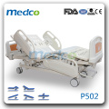 MED-P502 Five functions electric patient bed with casters